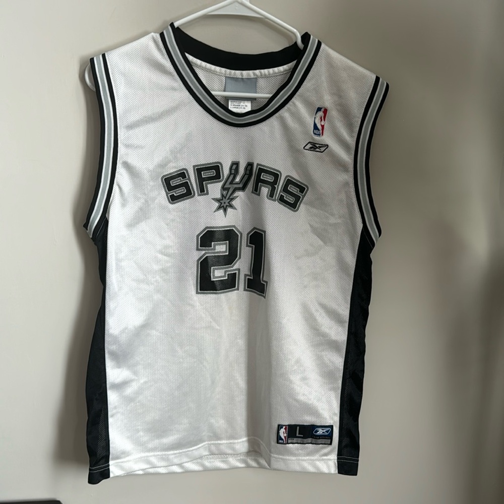 Vintage Reebok Tim Duncan Jersey